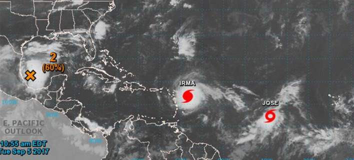 ΗΠΑ: Μετά την Ίρμα έρχεται ο Χοσέ – Τροπική καταιγίδα θα εξελιχθεί σε τυφώνα